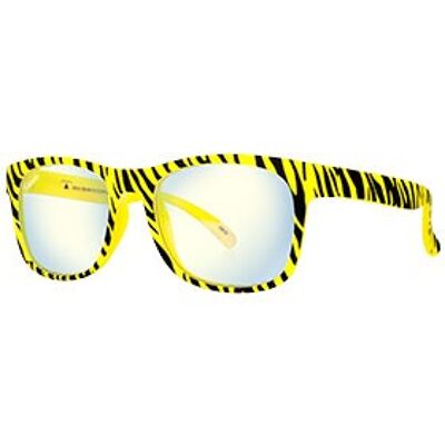 Shadez Blue Ray Screen Saver Zebra Yellow Adult 16+