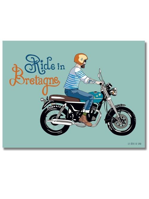 Affiche Ride in Bretagne