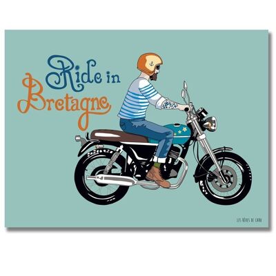 Poster Ride in Brittany