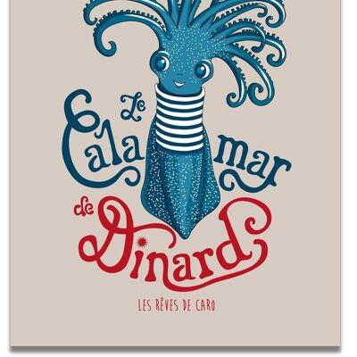 Affiche Calamar de Dinard