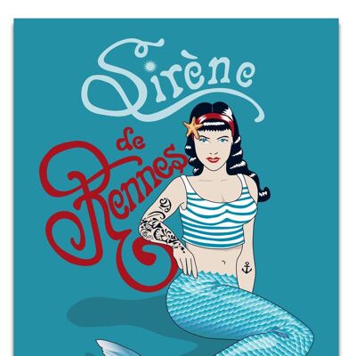 Affiche Sirène de Rennes