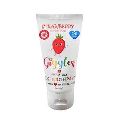 Giggles Strawberry Toothpaste 1-6 yrs G-04