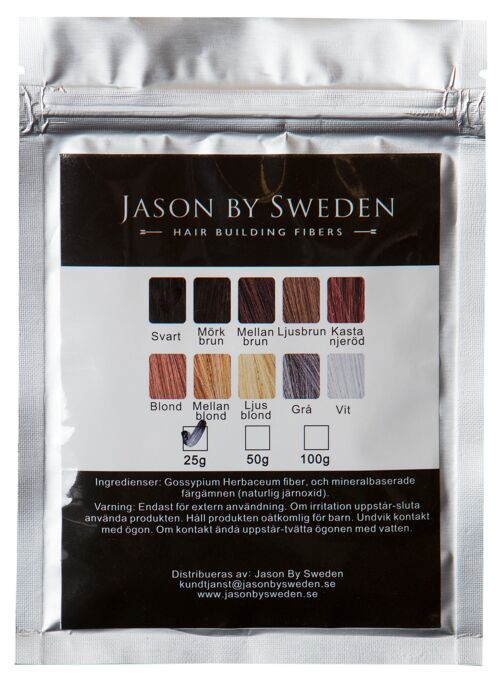 HÅRFIBER - JASON BY SWEDEN - 30G