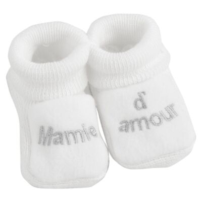 SLIPPERS Mamie d'Amour-PINK/WHITE/BLUE/GREY