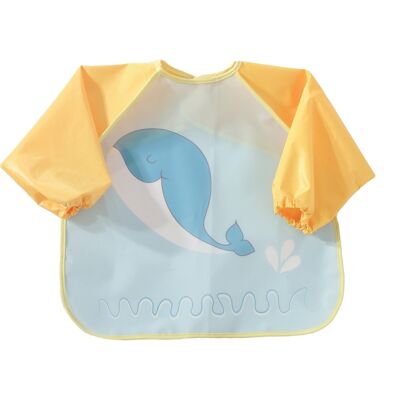 WHALE APRON-WATER GREEN