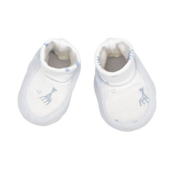 CHAUSSONS NAISSANCE GARÇON - 0/1 M SOPHIE LA GIRAFE-BLEU