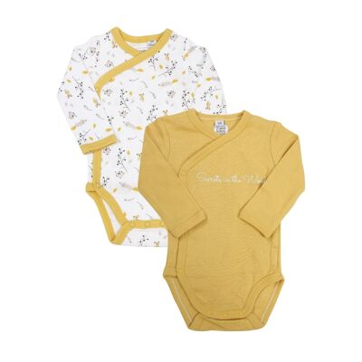 LOT 2 BODYSUIT MUSTARD ML - 3M-mustard