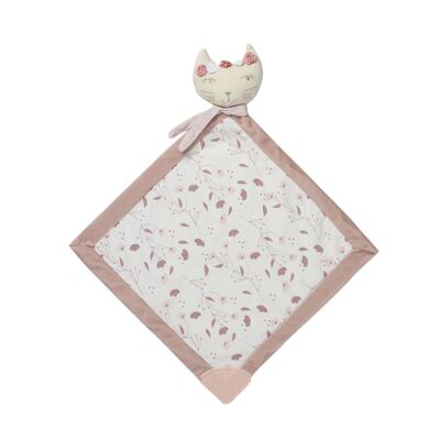 CAT DOUDOU - ROSE AND LILI TEETHING WEDGE-White / Pink