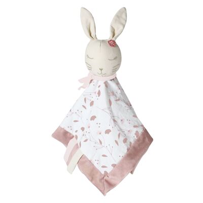 DOUDOU LAPIN ROSE ET LILI-Blanc / Rose