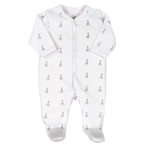 DORS BIEN Y COTON MIXTE - 1M SOPHIE LA GIRAFE-BLANC/GRIS