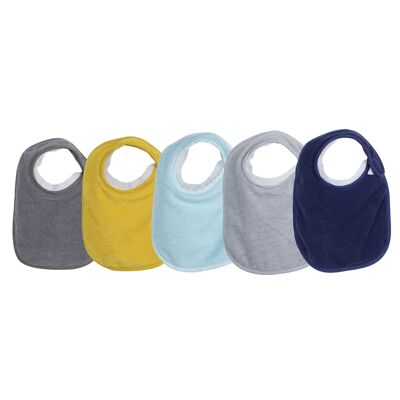 BIB UP BIB - NAISS X5-navy, giallo, verde acqua, blu petrolio