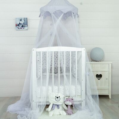 STAR BED CANOPY-Grey