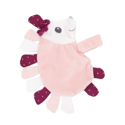 DOUDOU HERISSON - KIPIC & OLGA-Rose/Blanc/Pourpre