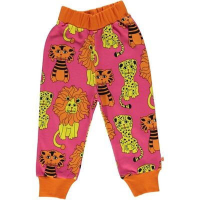 Sweat Pants With Lion, Tiger and Leopard - Mod1