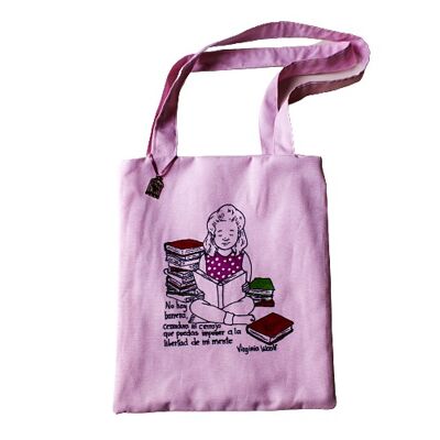 Borsa tote «Ragazza che legge»