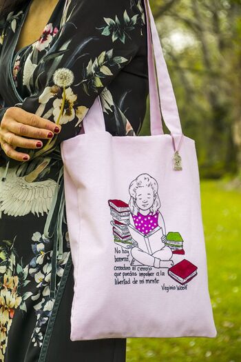 Tote Bag «Fille lisante» 3