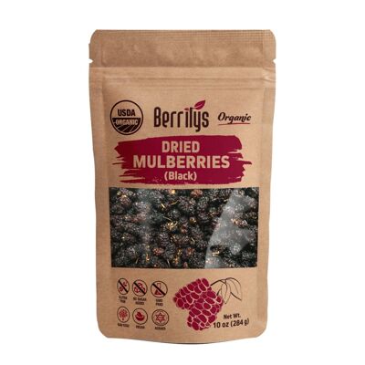 Organic Dried Mulberries Black *Retail*