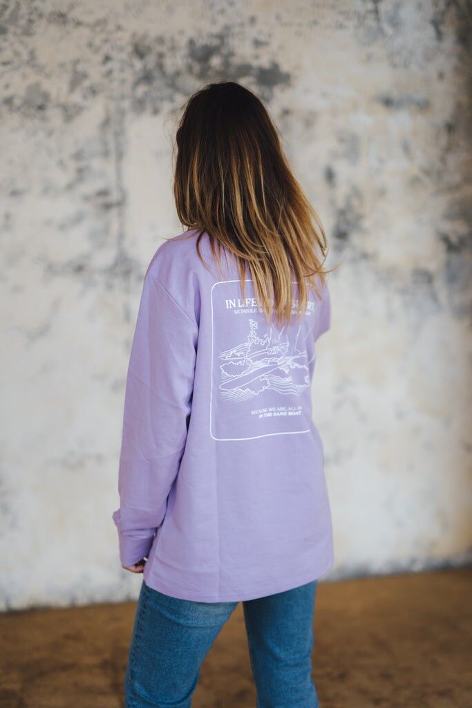 Sudadera 2024 lila mujer