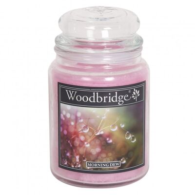 Bougie Parfumée Grande Jarre Morning Dew / Rosée du matin WoodBridge