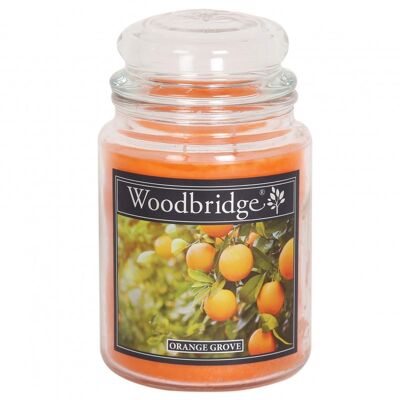 Bougie Parfumée Grande Jarre Orange Groove / L'Oranger WoodBridge