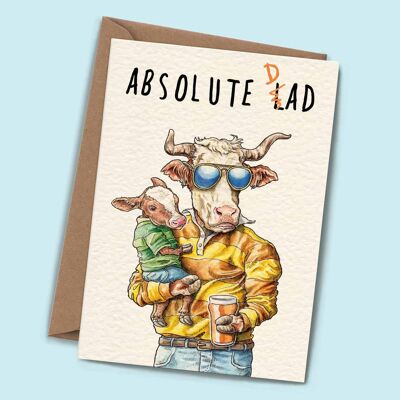 Absolute Dad Card – Vatertagskarte