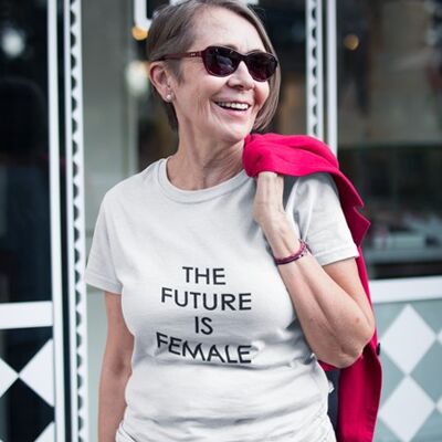 FUTURE IS FEMALE Black Fitted T-Shirt