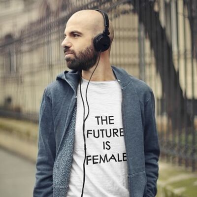 T-shirt droit FUTURE IS FEMALE Noir