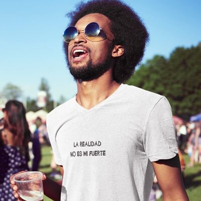 T-shirt droit La réalité n'est pas mon fort