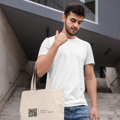 Borsa tote "OOPS l'ho fatto di nuovo"