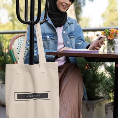 Totebag Introvert/Extrovert Natural