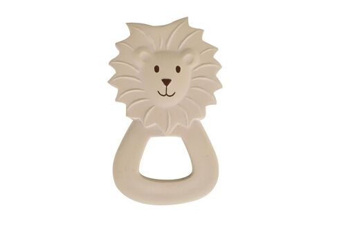 Tikiri: ANNEAU DE DENTITION - MON PREMIER ANIMAL SAFARI / LION 7x12cm, en caoutchouc naturel, sur carte, 0+