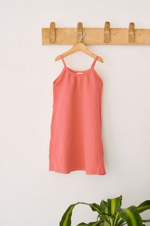 Vestido beachwear - Coral