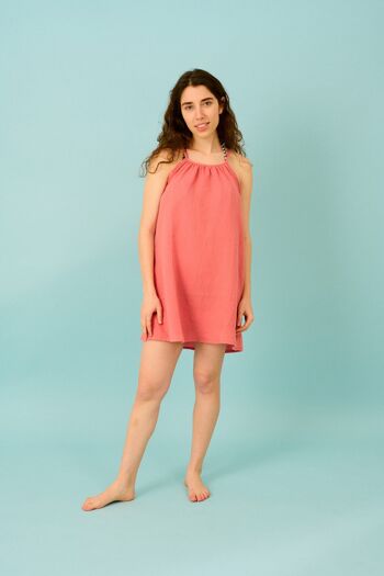 Robe de plage femme - Corail 1