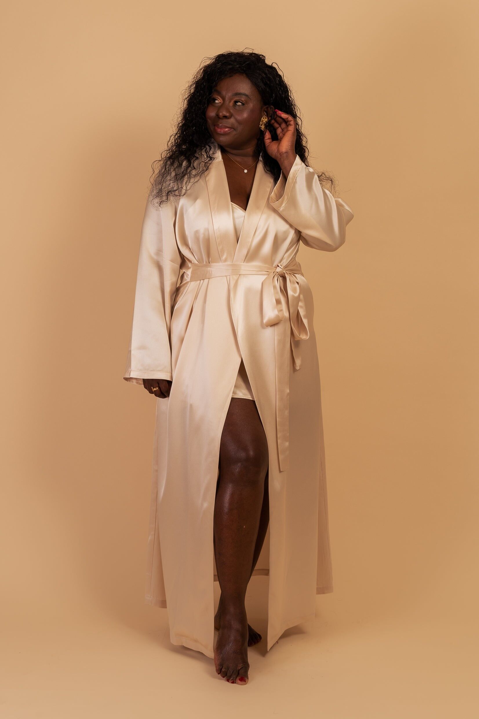 Peignoir Bella - Champagne