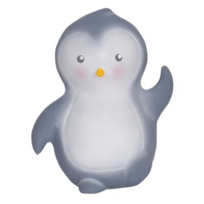 Tikiri: MY FIRST ARCTIC ANIMAL / Penguin 11cm, with bell, in natural rubber, with card, 0+