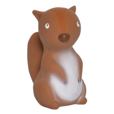 Tikiri: MY FIRST ARCTIC ANIMAL / SQUIRREL 10cm, with bell, in natural rubber, with card, 0+