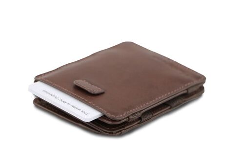 The JULES - Magic Coin Wallet - Brown