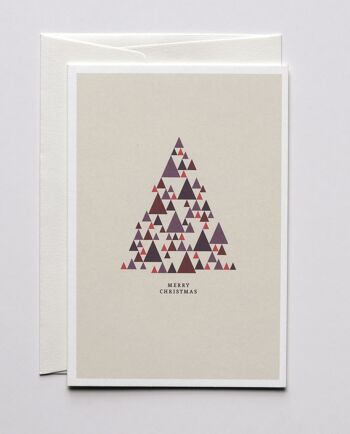 Cartes de Noël (ensemble de 3) Arbres, avec enveloppes 3