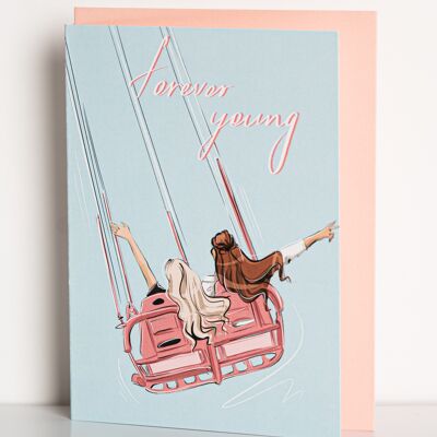 forever young greeting card