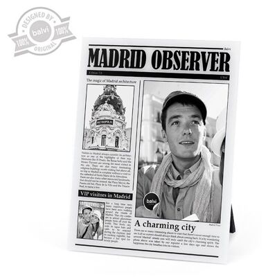 Marco, osservatore di Madrid, acrilico