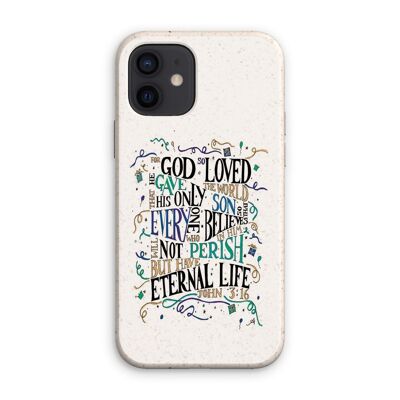 God so loved Amanya Design Eco Phone Case iPhone 12