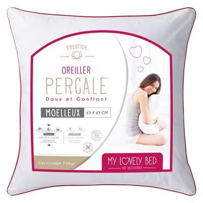 PERCALE INFLATABLE PILLOW 65X65