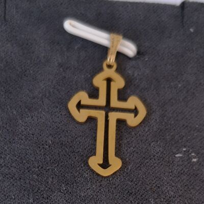 CATALEYA: cross pendant