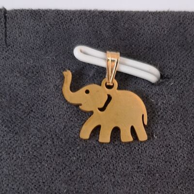 MADELEINE: small elephant pendant-