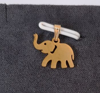 MADELEINE : pendentif petit éléphant- 1