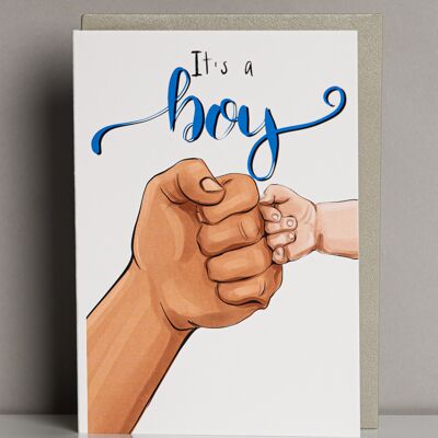 it's a boy greeting card