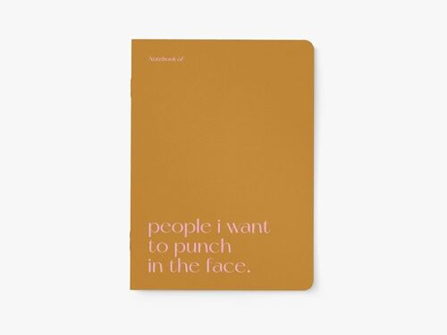 Notizheft / Punch In The Face