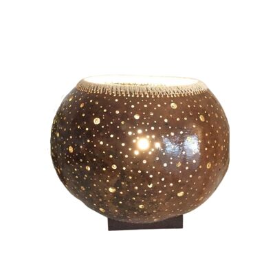 Night light in natural calabash "Eternity"