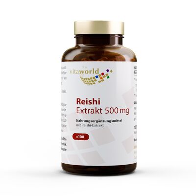 Estratto di Reishi 500 mg (100 capsule)