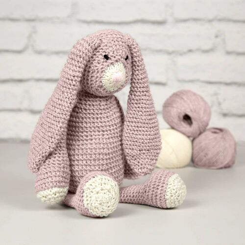 Mabel Bunny Knitting Kit Mink